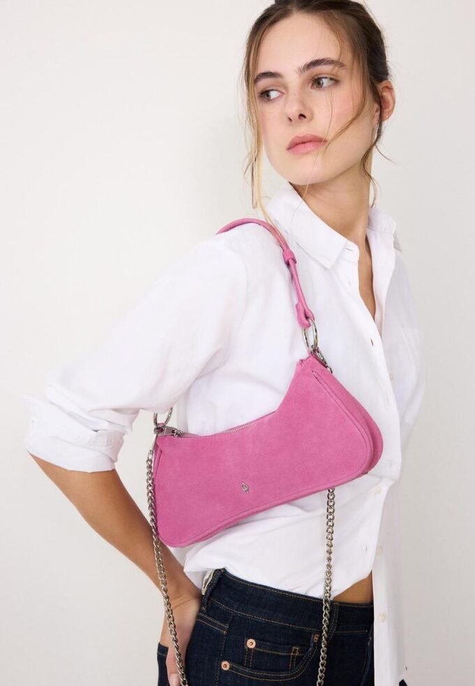 100% Leather Moon Crossbody Bag 100% Leather Moon Crossbody Bag