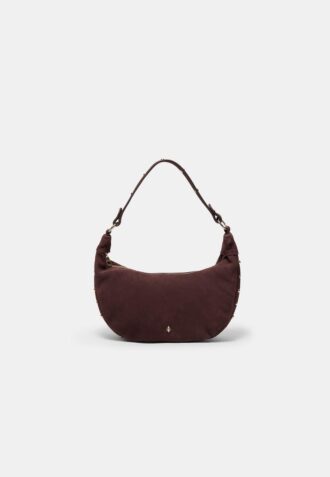 100% Leather Studded Shoulder Bag