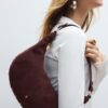 100% Leather Studded Shoulder Bag 100% Leather Studded Shoulder Bag