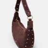 100% Leather Studded Shoulder Bag 100% Leather Studded Shoulder Bag