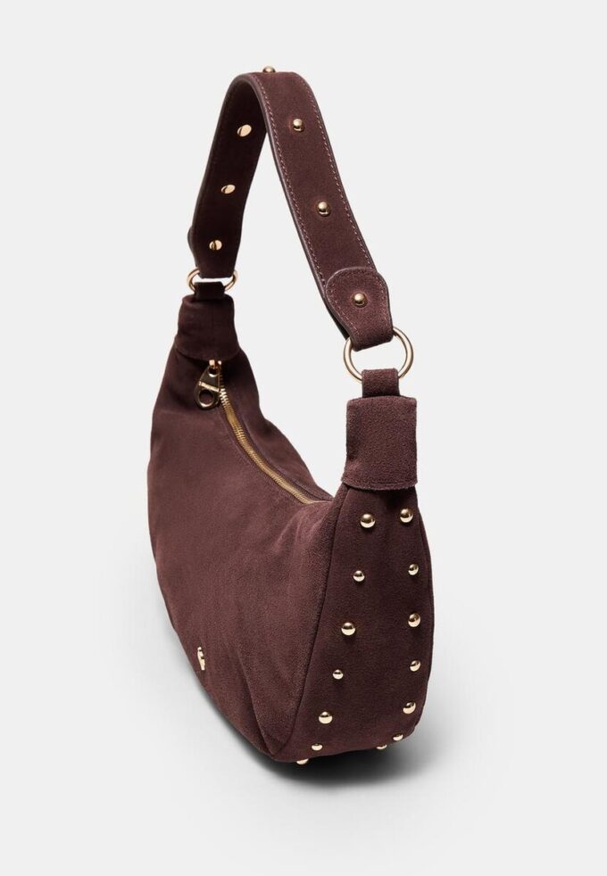 100% Leather Studded Shoulder Bag 100% Leather Studded Shoulder Bag
