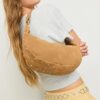 100% Leather Studded Shoulder Bag