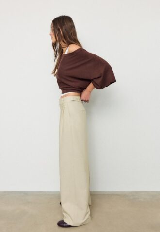Adjustable Super Wide-Leg Trousers