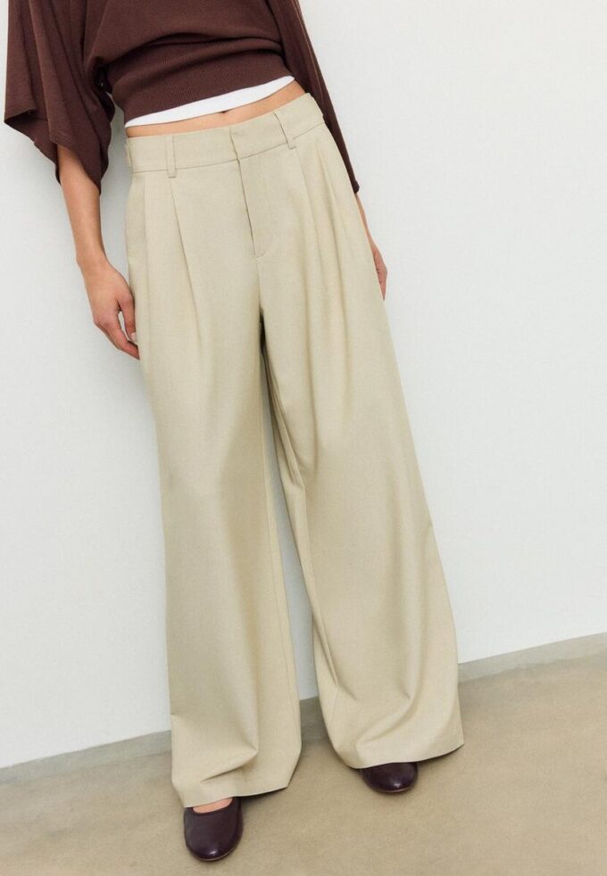 Adjustable Super Wide-Leg Trousers Adjustable Super Wide-Leg Trousers