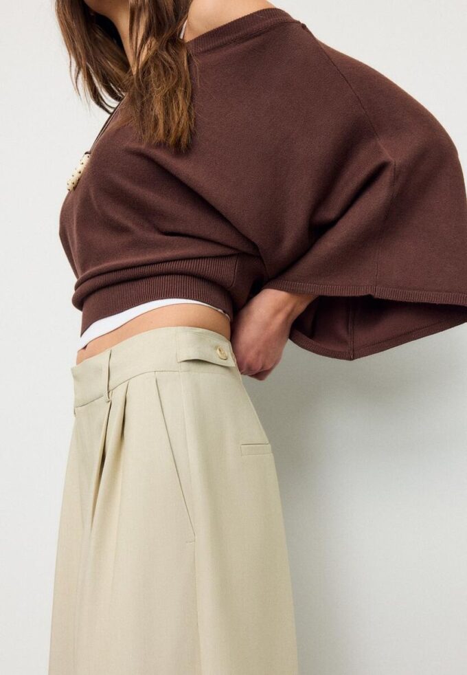 Adjustable Super Wide-Leg Trousers Adjustable Super Wide-Leg Trousers