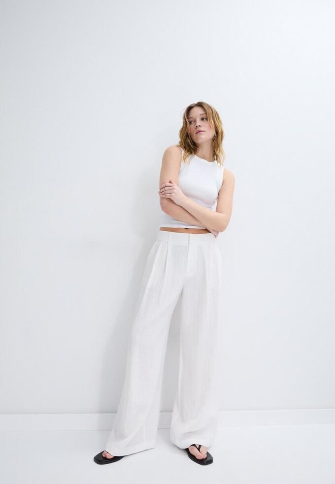 Adjustable Wide-Leg Trousers Adjustable Wide-Leg Trousers