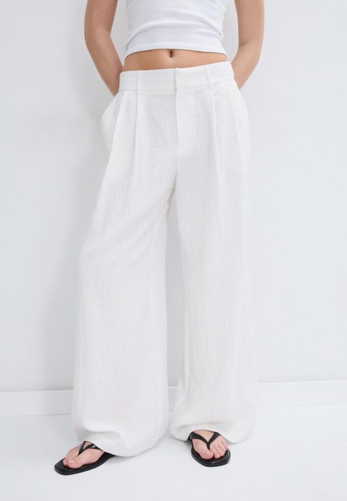 Adjustable Wide-Leg Trousers Adjustable Wide-Leg Trousers