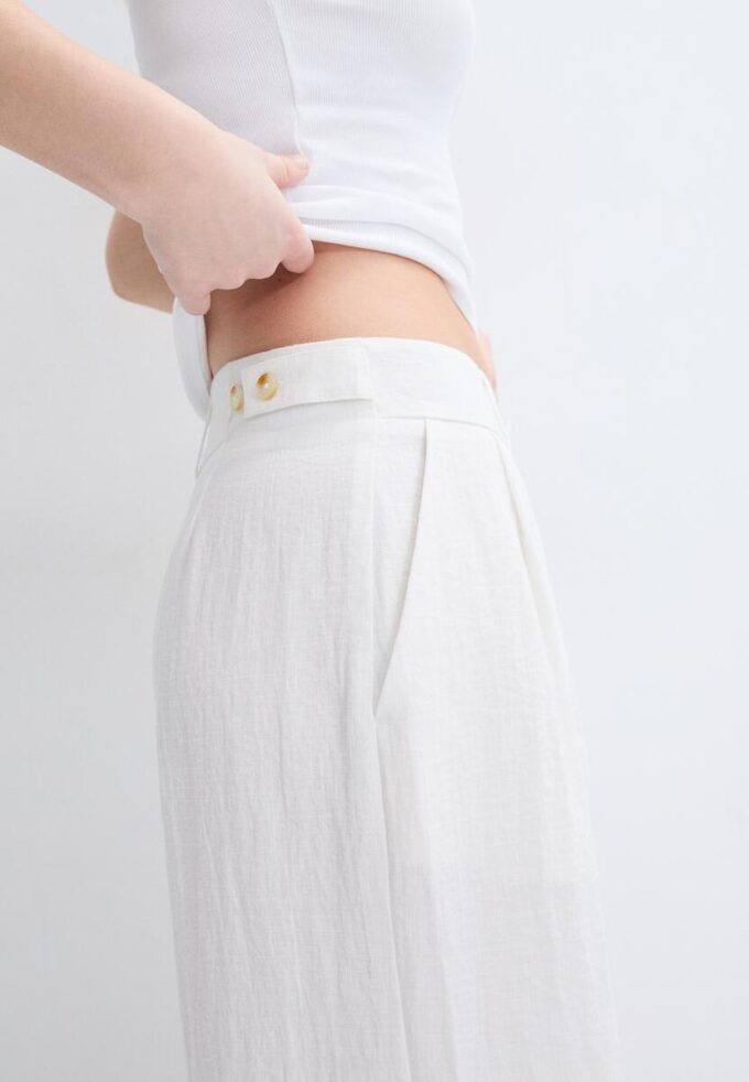 Adjustable Wide-Leg Trousers Adjustable Wide-Leg Trousers