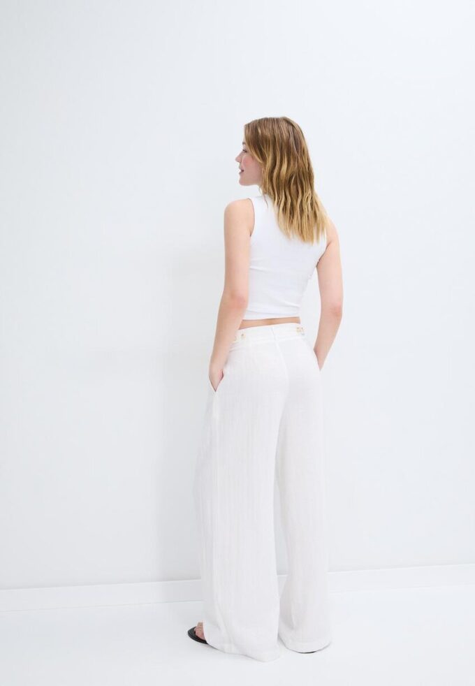 Adjustable Wide-Leg Trousers Adjustable Wide-Leg Trousers