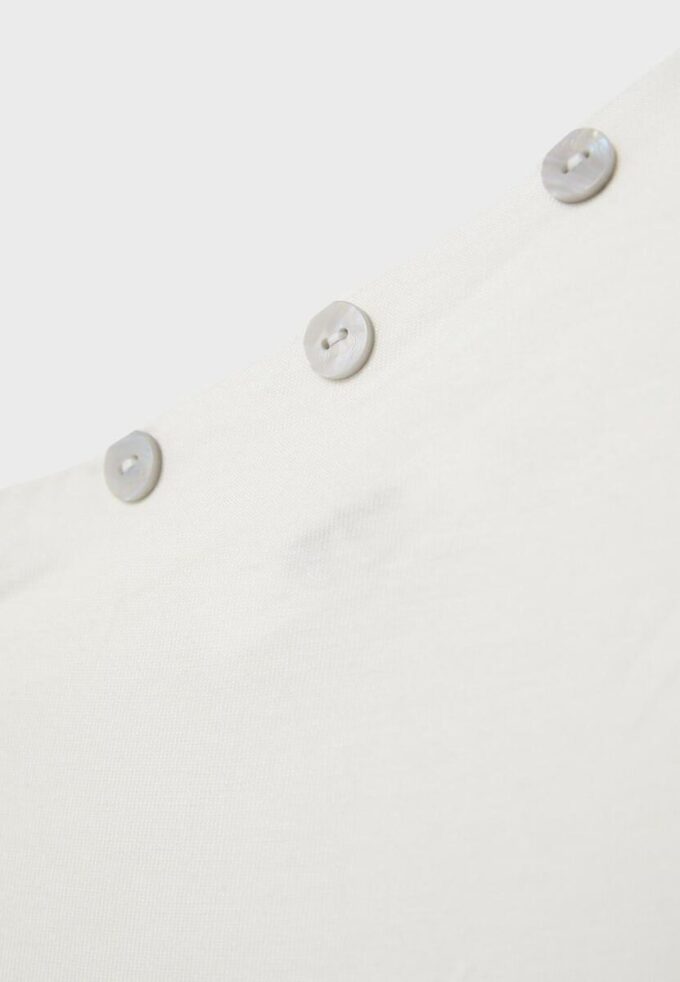 Asymmetric Button T-Shirt Asymmetric Button T-Shirt
