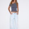 Asymmetric Button T-Shirt Asymmetric Button T-Shirt