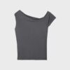 Asymmetric Button T-Shirt Asymmetric Button T-Shirt