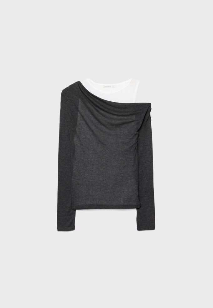 Asymmetric Double T-Shirt Asymmetric Double T-Shirt