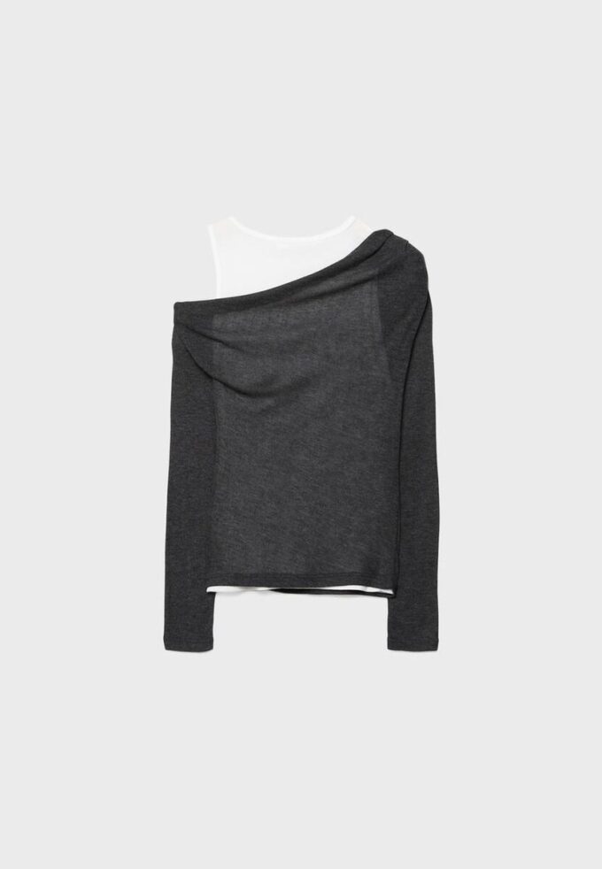 Asymmetric Double T-Shirt Asymmetric Double T-Shirt