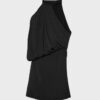 Asymmetric Draped Short Dress Asymmetric Draped Short Dress