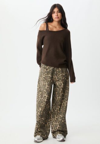 Asymmetric Knit Sweater