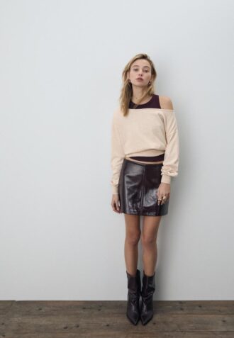 Asymmetric Knit Sweater