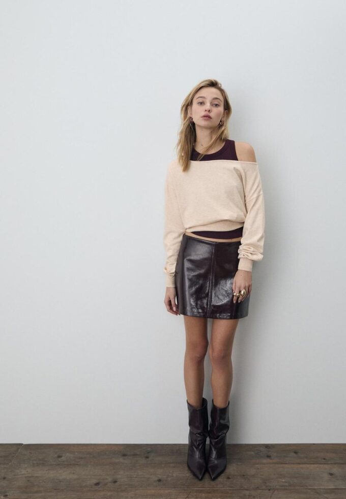 Asymmetric Knit Sweater Asymmetric Knit Sweater