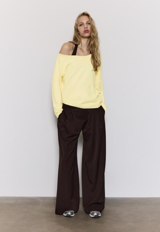 Asymmetric Knit Sweater Asymmetric Knit Sweater