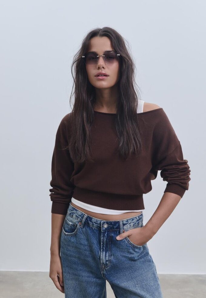Asymmetric Knit Sweater Asymmetric Knit Sweater