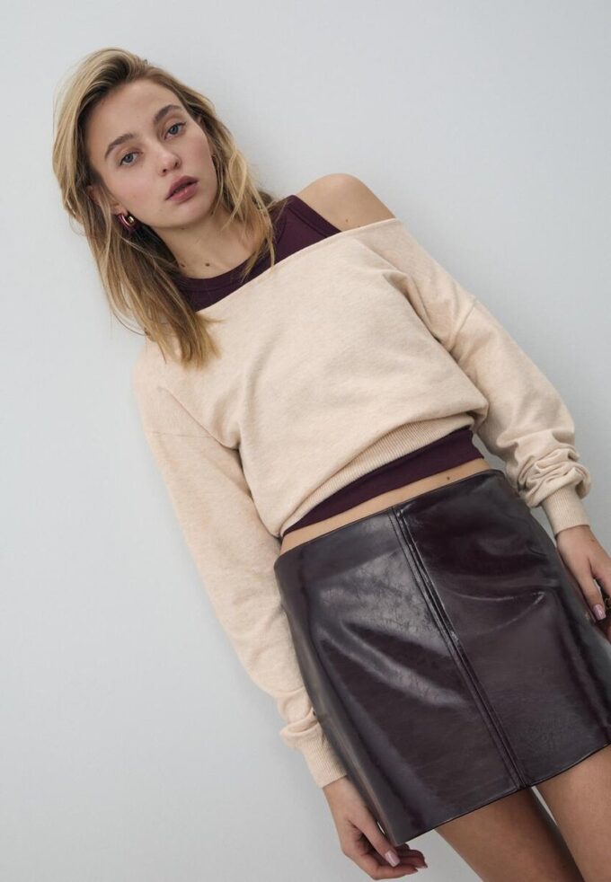 Asymmetric Knit Sweater Asymmetric Knit Sweater