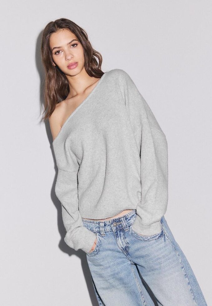 Asymmetric Knit Sweater Asymmetric Knit Sweater