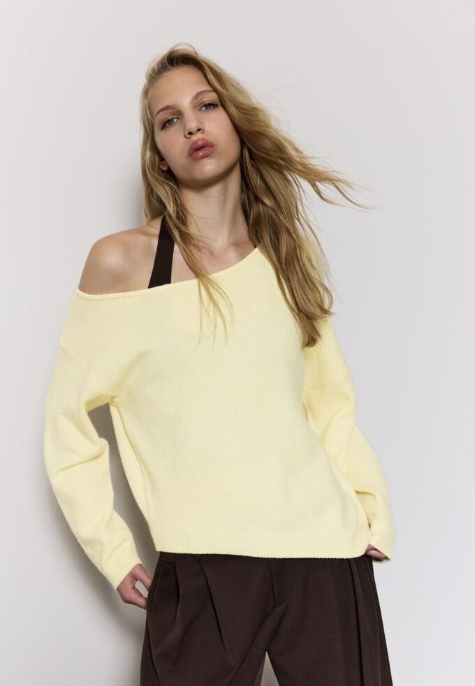 Asymmetric Knit Sweater Asymmetric Knit Sweater