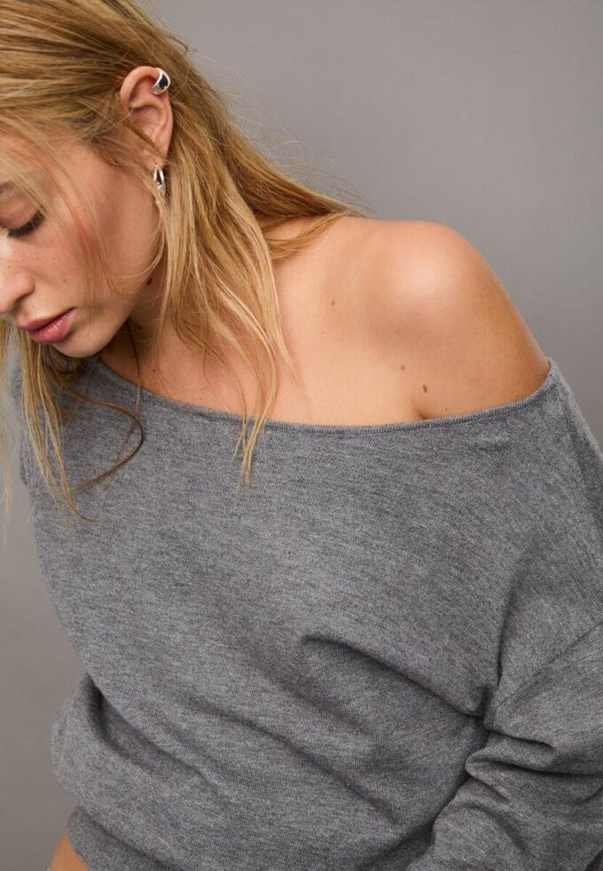Asymmetric Knit Sweater Asymmetric Knit Sweater