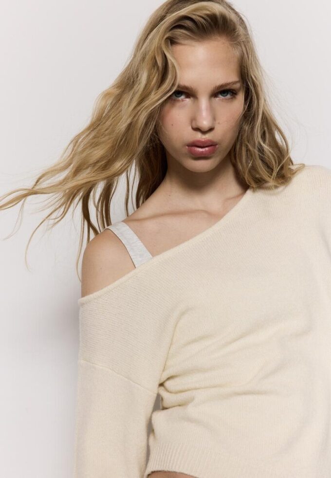 Asymmetric Knit Sweater Asymmetric Knit Sweater