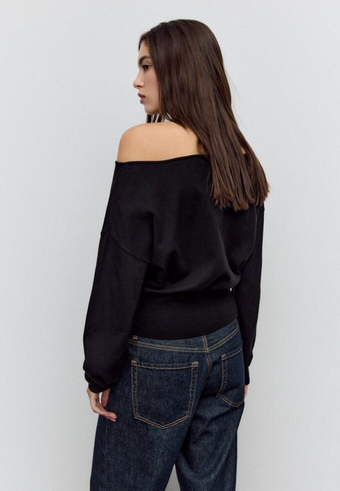 Asymmetric Knit Sweater Asymmetric Knit Sweater