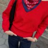 Asymmetric Knit Sweater Asymmetric Knit Sweater