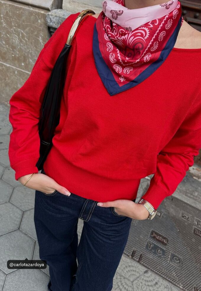 Asymmetric Knit Sweater Asymmetric Knit Sweater
