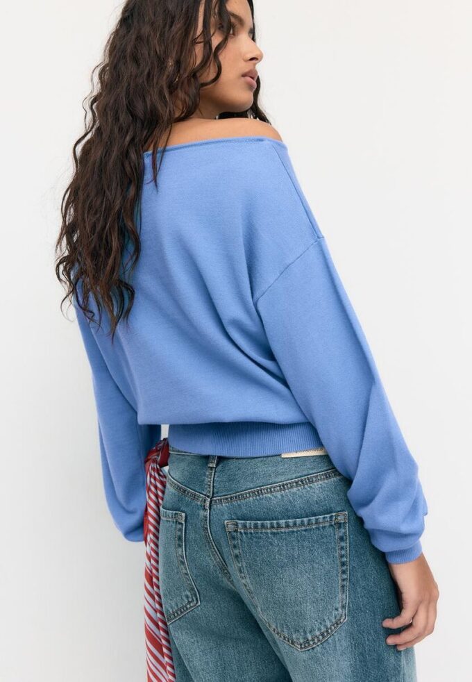 Asymmetric Knit Sweater