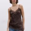 Asymmetric Lace Camisole Top