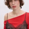 Asymmetric Lace Camisole Top