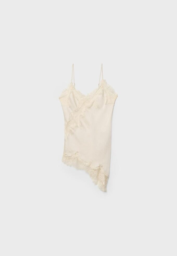 Asymmetric Lace Camisole Top