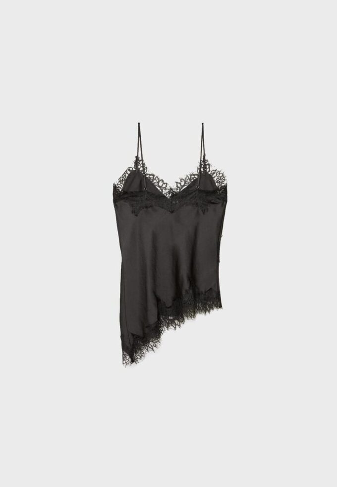 Asymmetric Lace Camisole Top