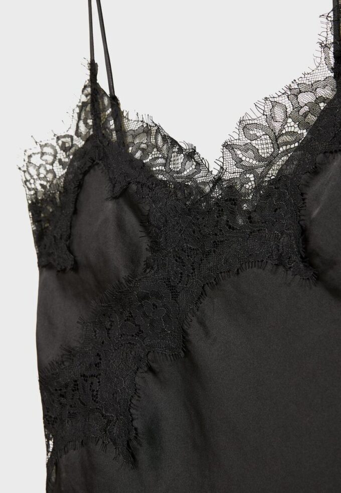 Asymmetric Lace Camisole Top