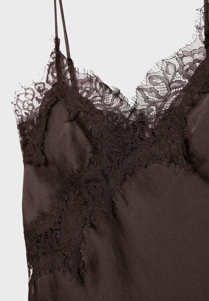 Asymmetric Lace Camisole Top