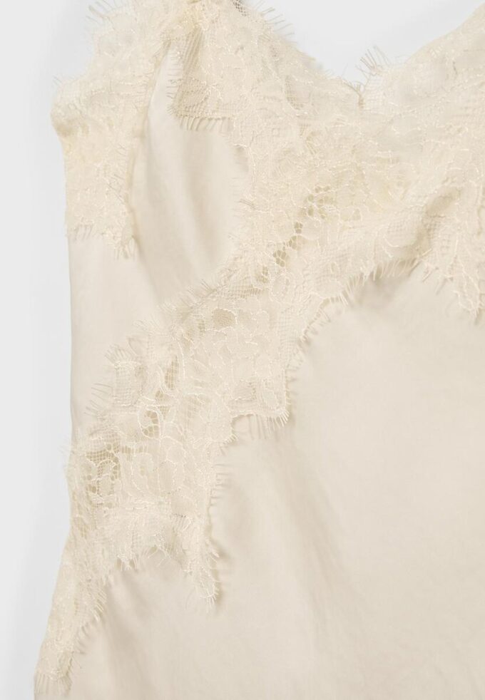Asymmetric Lace Camisole Top