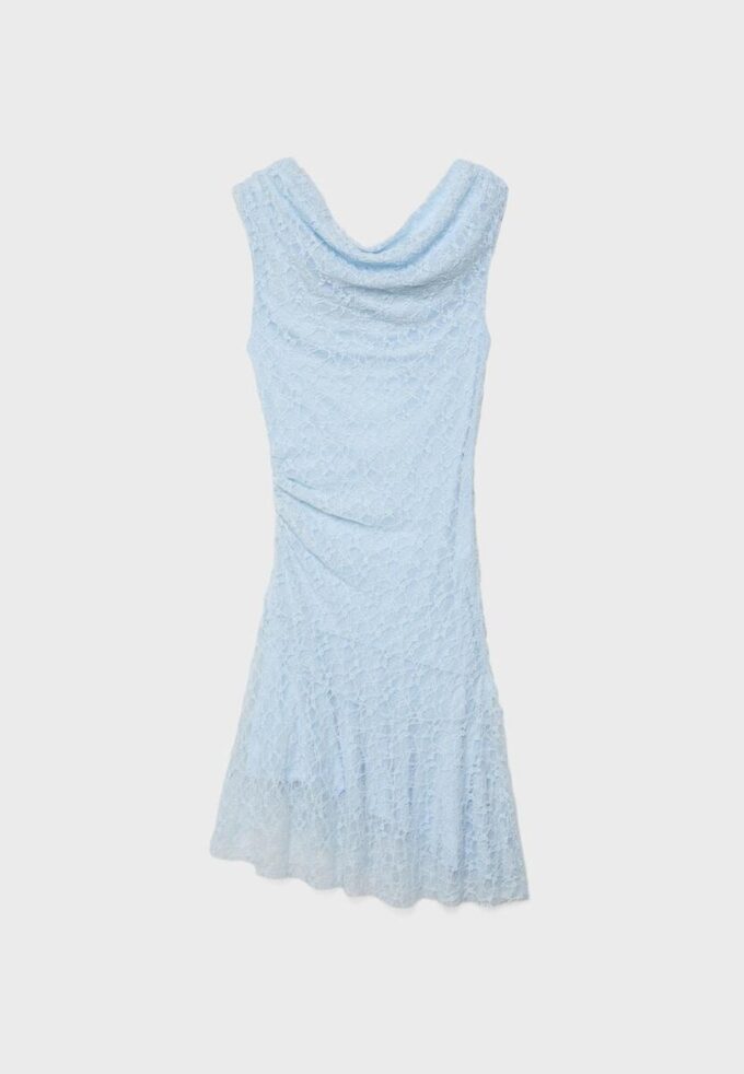 Asymmetric Lace Dress