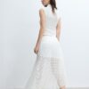 Asymmetric Lace Midi Skirt Asymmetric Lace Midi Skirt