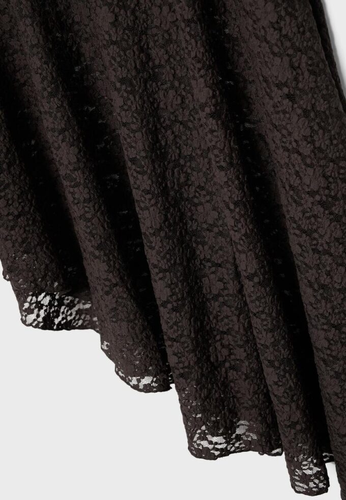 Asymmetric Lace Midi Skirt Asymmetric Lace Midi Skirt