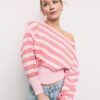 Asymmetric Ribbed Hem Knit Sweater Asymmetric Ribbed Hem Knit Sweater