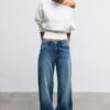Asymmetric Ribbed Hem Knit Sweater Asymmetric Ribbed Hem Knit Sweater
