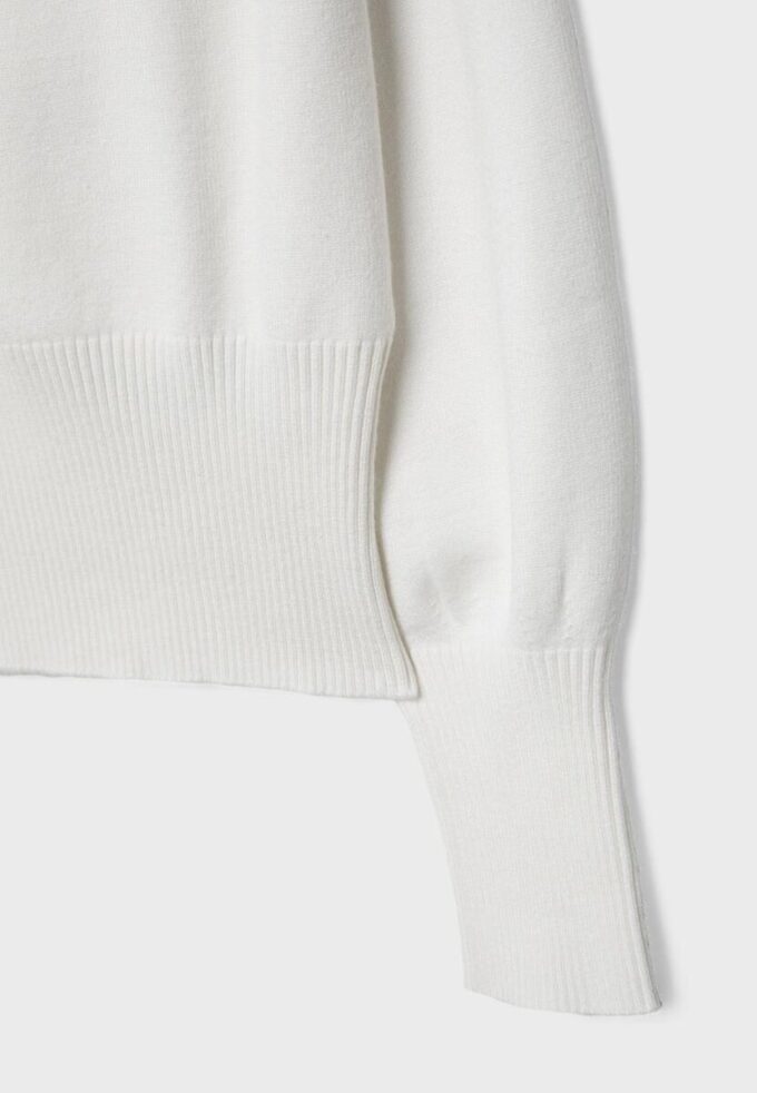 Asymmetric Ribbed Hem Knit Sweater Asymmetric Ribbed Hem Knit Sweater