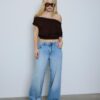 Asymmetric Stud T-Shirt
