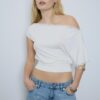 Asymmetric Stud T-Shirt