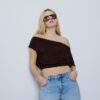 Asymmetric Stud T-Shirt