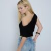 Asymmetric Stud T-Shirt